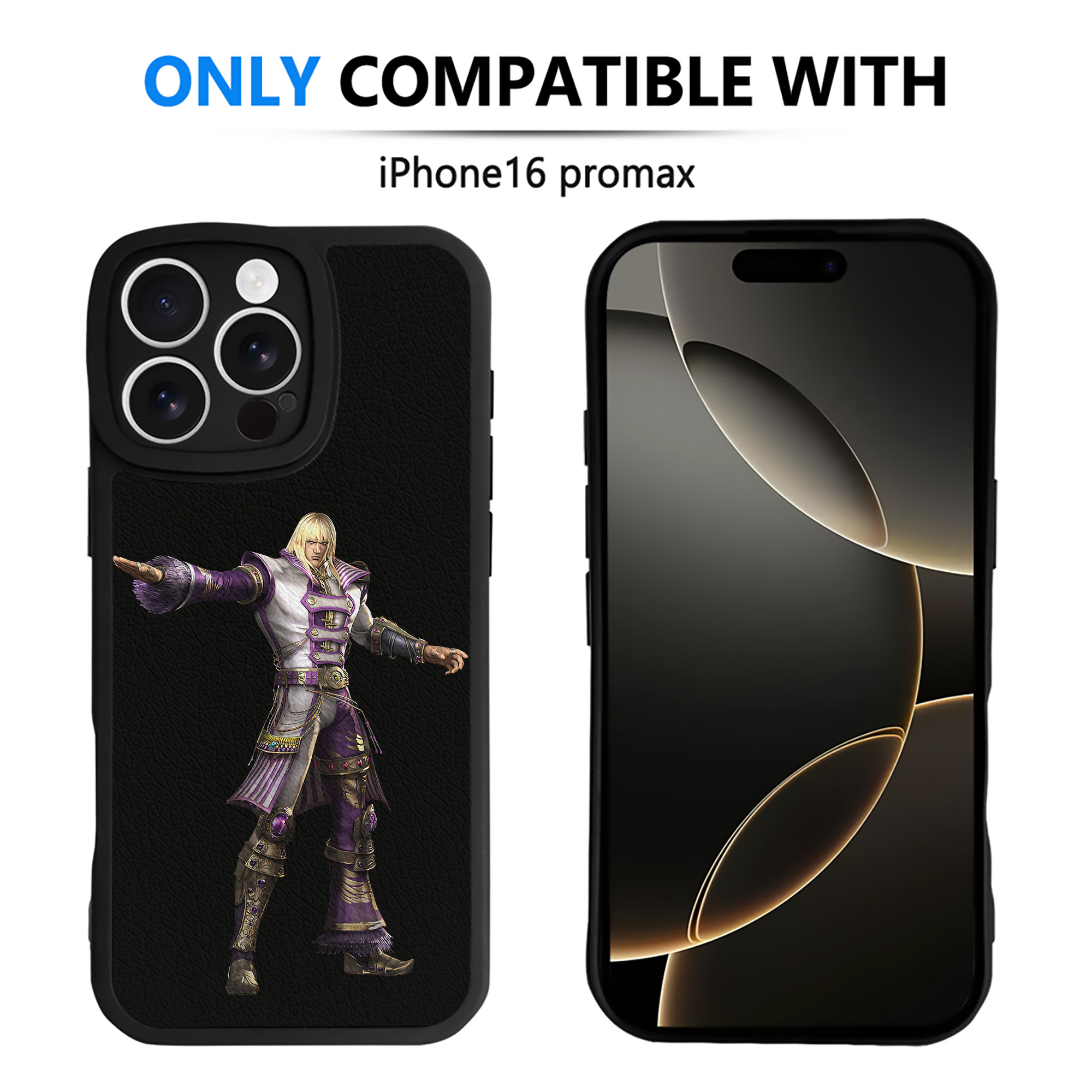 （画像用） 北斗の拳 Fist of the North Star 【iPhone 16シリーズ対応】シリコンスマホケース（レザー調） 材質：シリコン